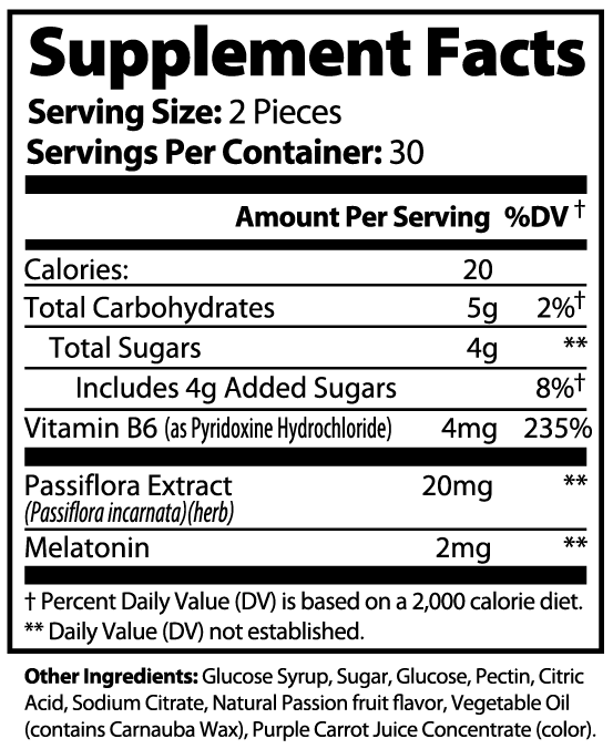 Sleep Well Gummies (Adult) - Bamfn Essentials