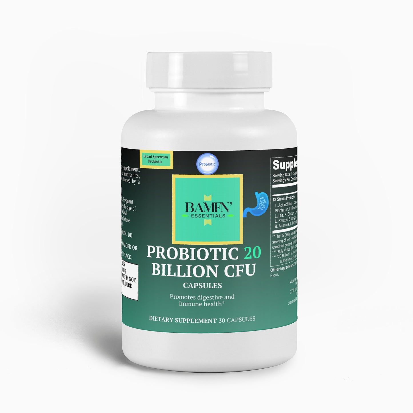 Probiotic 20 Billion - Bamfn Essentials 