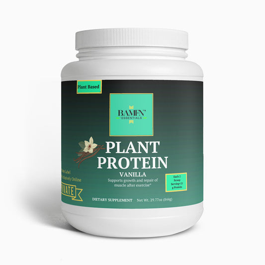 Plant Protein (Vanilla) - Bamfn Essentials 