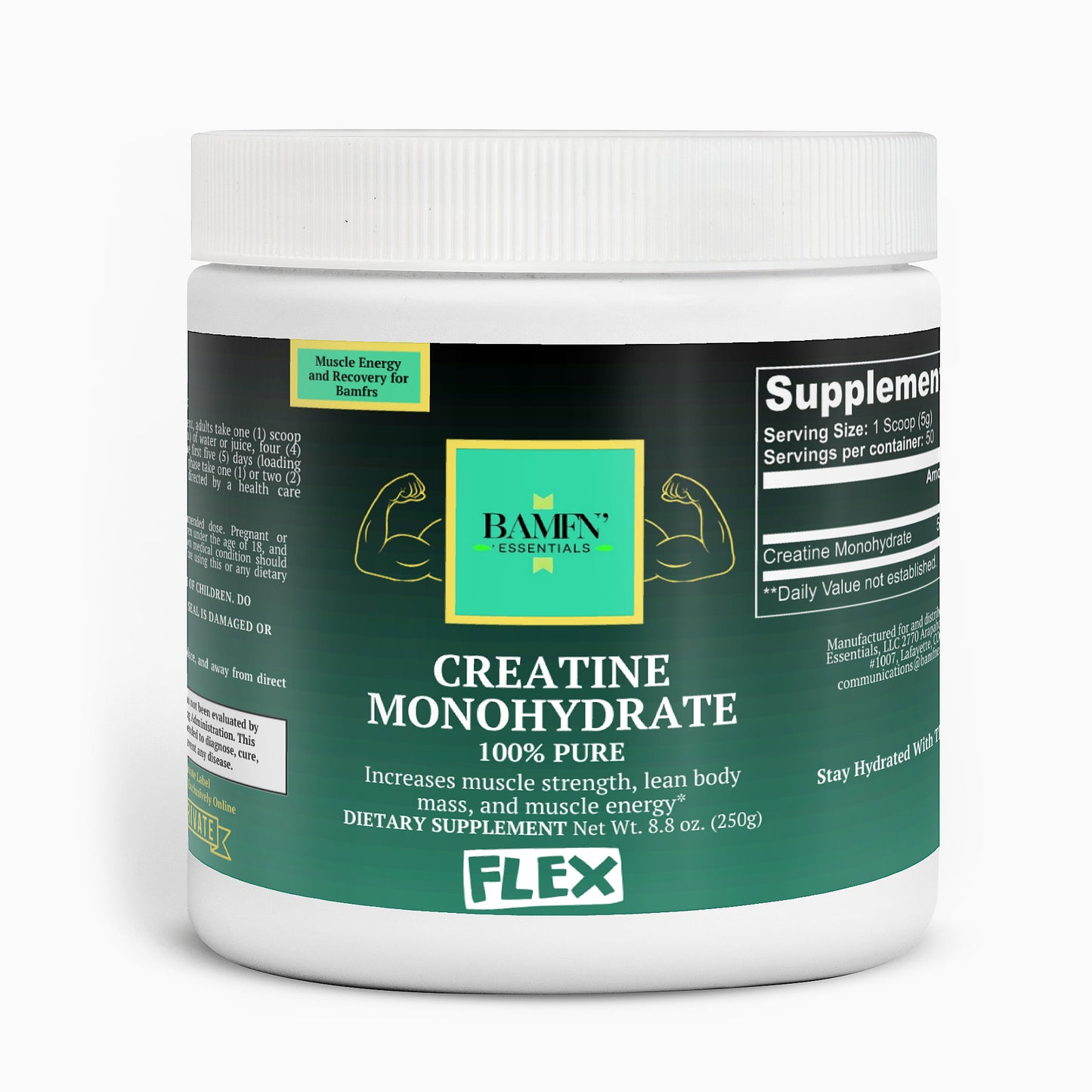 Creatine Monohydrate - Bamfn Essentials 