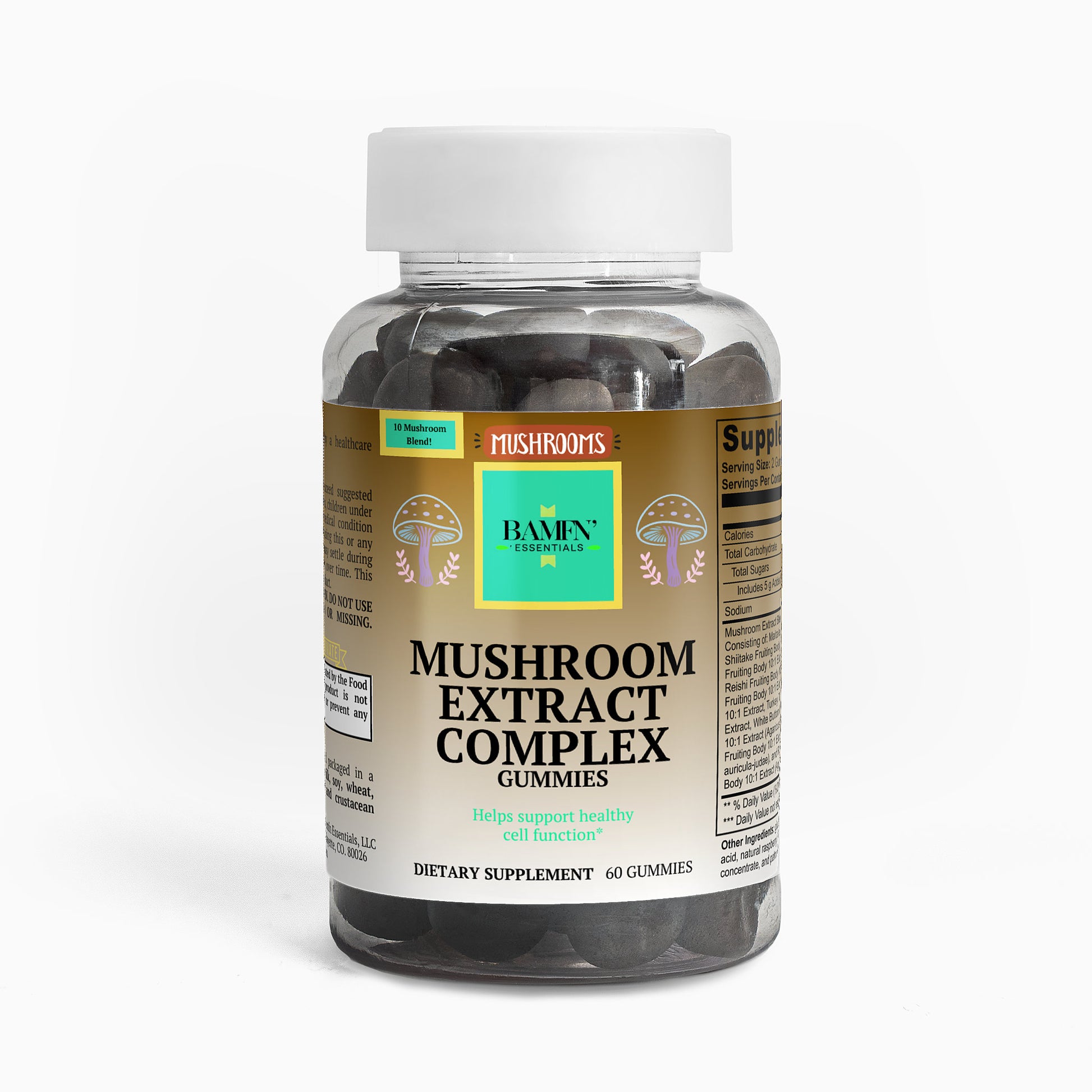 Mushroom Extract Complex - Bamfn Essentials 