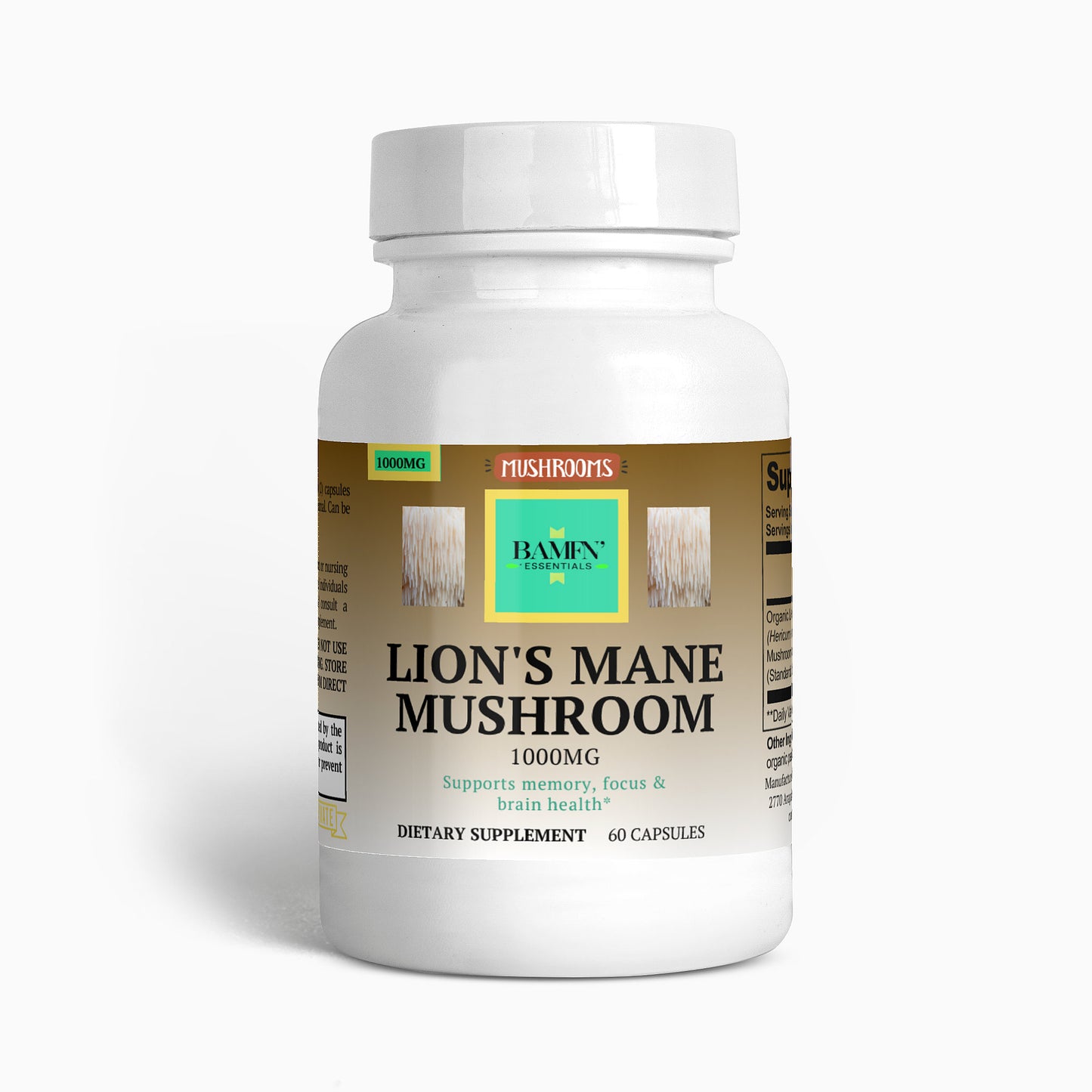 Lion's Mane Mushroom - Bamfn Essentials 