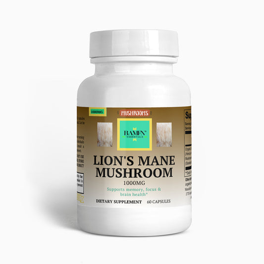 Lion's Mane Mushroom - Bamfn Essentials 