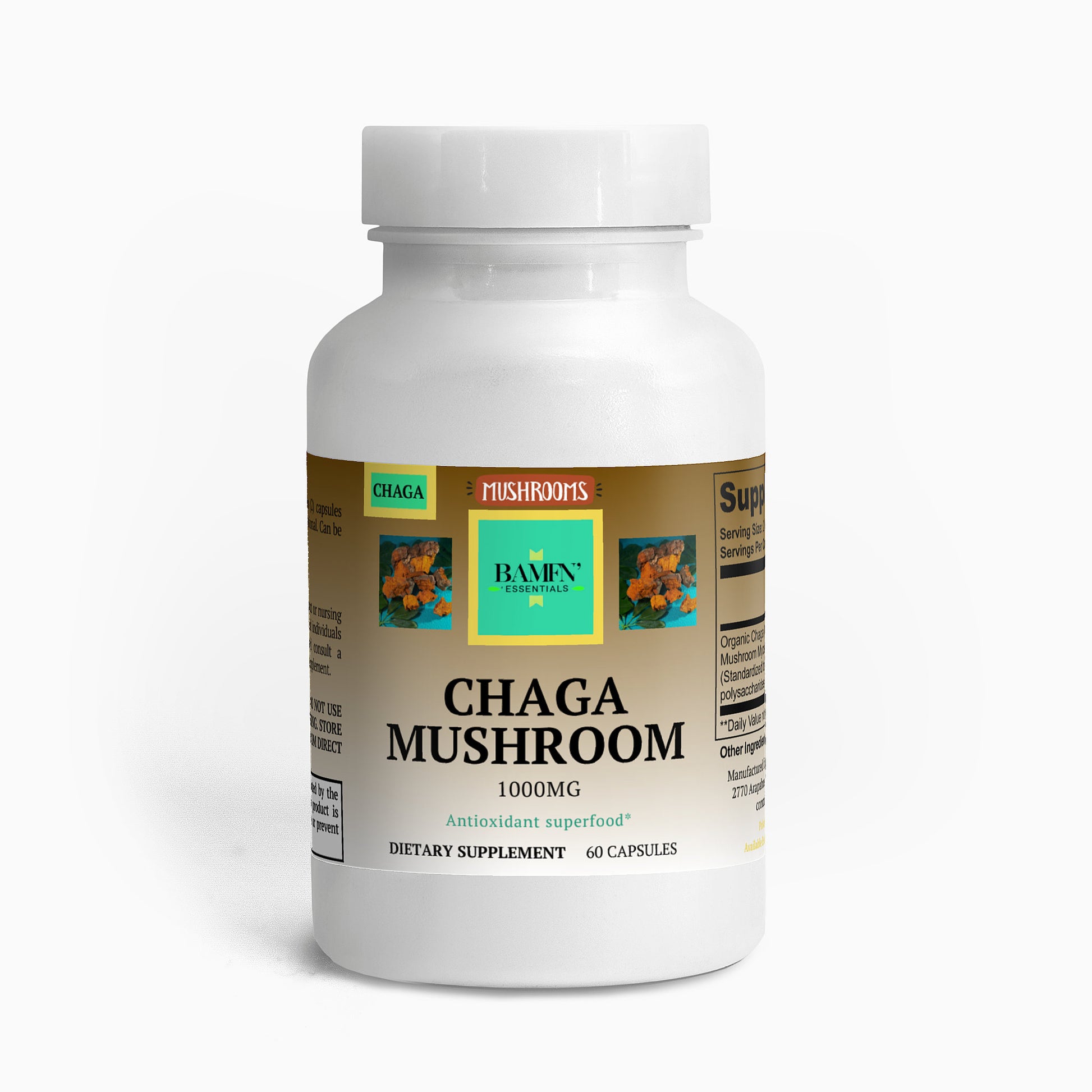 Chaga Mushroom - Bamfn Essentials 
