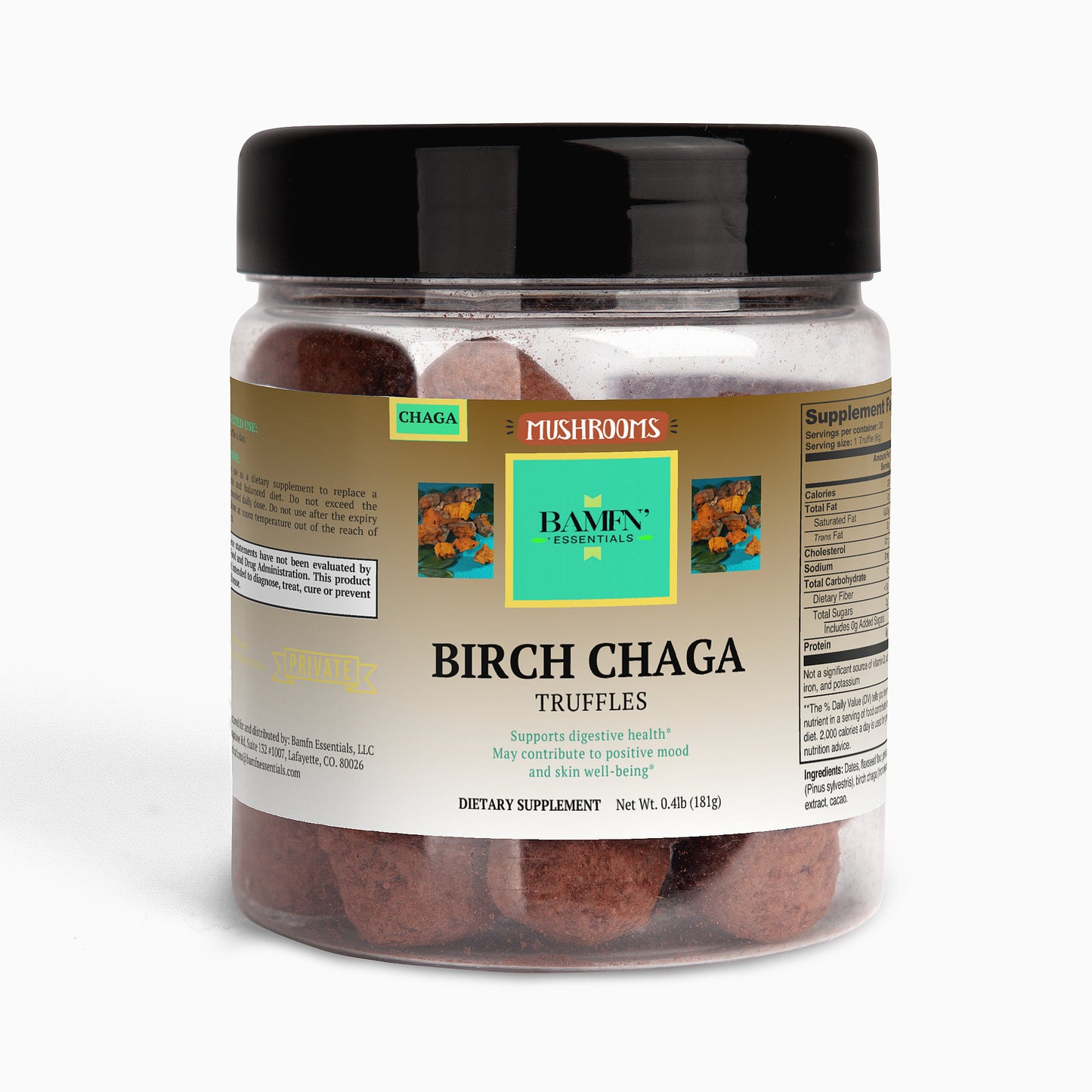 Birch Chaga Truffles - Bamfn Essentials 