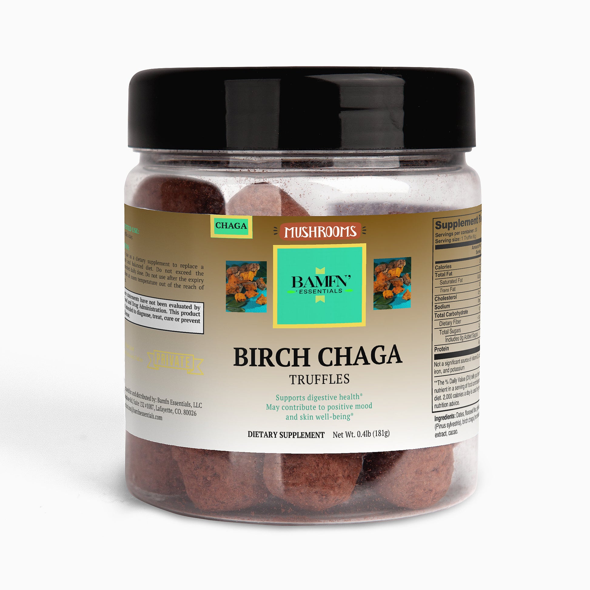 Birch Chaga Truffles - Bamfn Essentials 