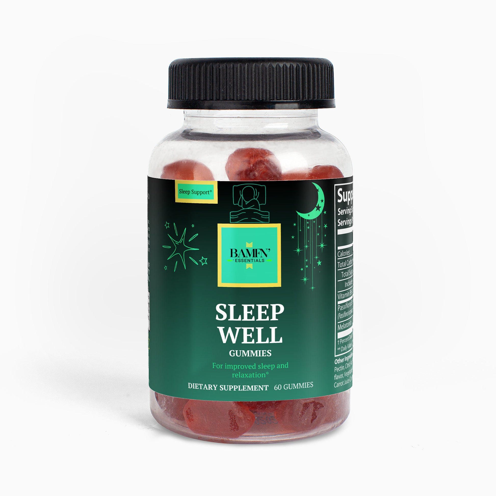 Sleep Well Gummies (Adult) - Bamfn Essentials 
