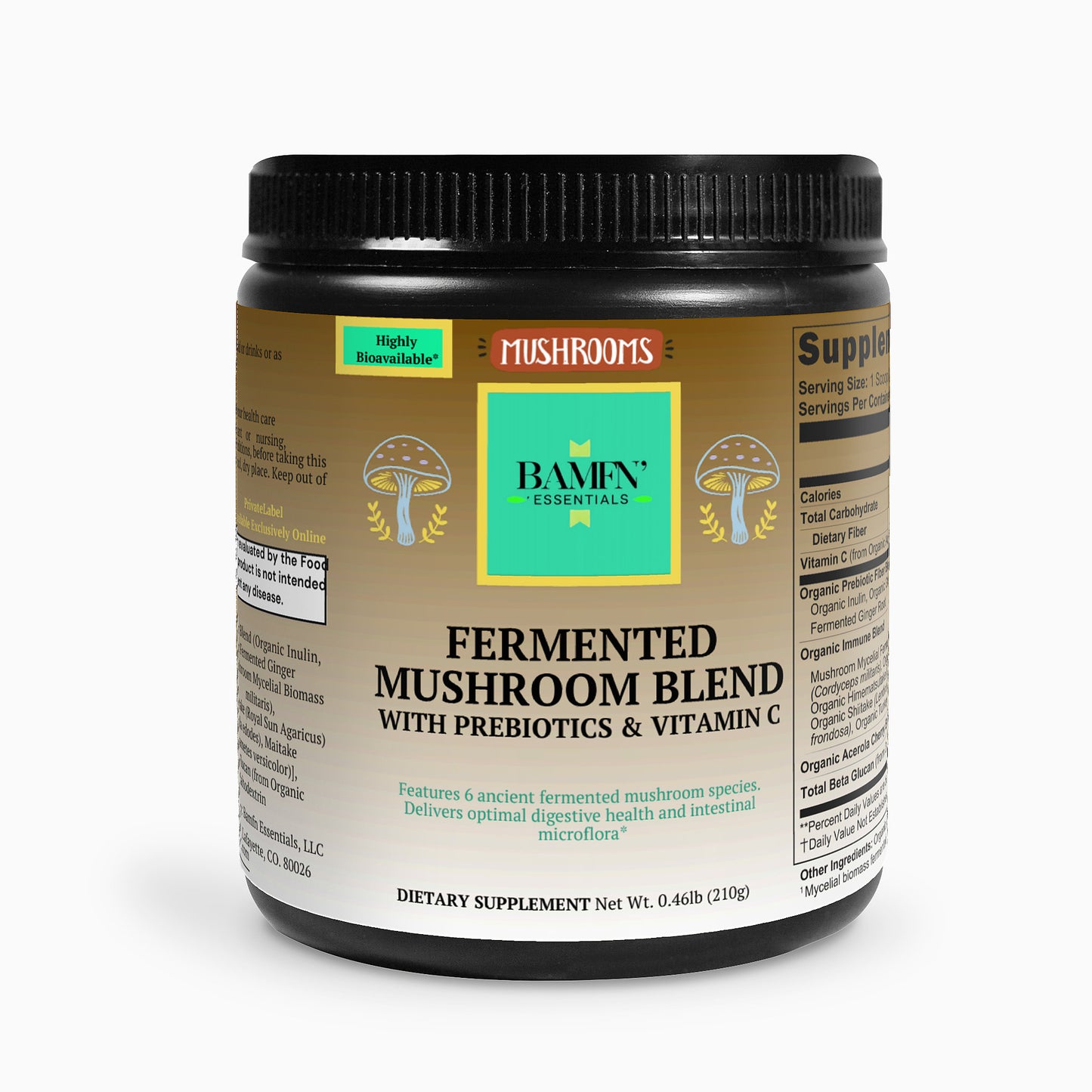 Fermented Mushroom Blend - Bamfn Essentials 