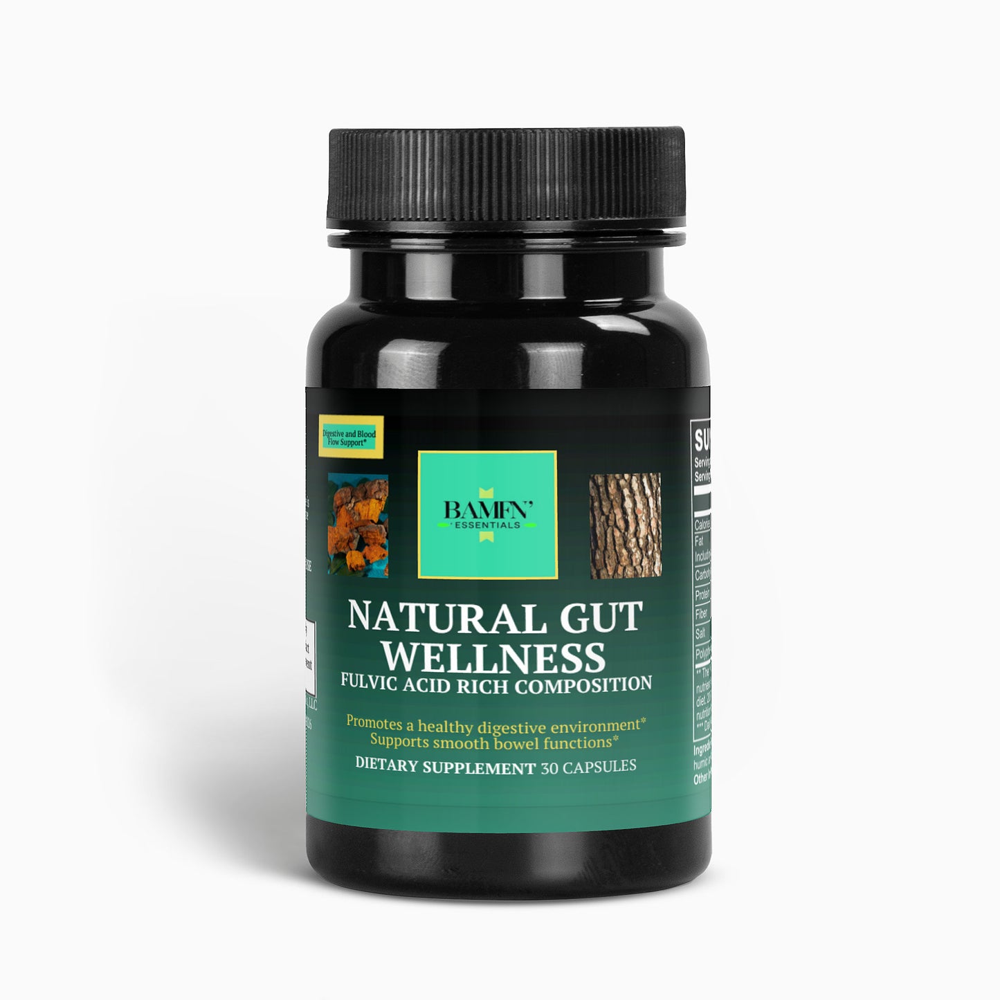 Natural Gut Wellness Capsules - Bamfn Essentials 